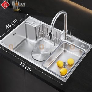 Chậu Rửa Chén 1 Hộc Inox 304 Schmidt HLCR732 - 7846