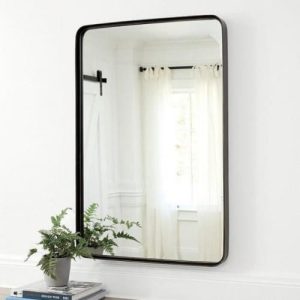 Gương Phòng Tắm Vuông Viền Sắt Sơn Tĩnh Điện Đen Schmidt GL09