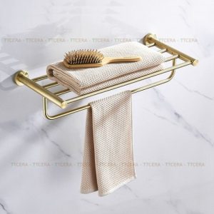 Giàn Vắt Khăn Đồng Mạ Vàng Schmidt MKT1012