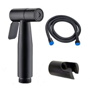 Vòi Xịt Vệ Sinh Inox 304 Sơn Tĩnh Điện Đen Schmidt TX09