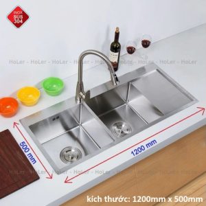 Chậu Rửa Chén Có Bàn Chờ Inox 304 Dày 3mm Schmidt HLCR715-12050C