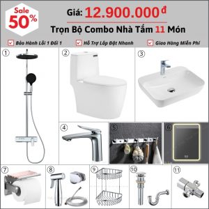 Combo Nhà Vệ Sinh 11 Món 12.1 Triệu Schmidt CBHL07-12900