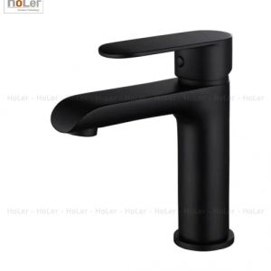 Vòi Lavabo Lạnh Đồng Sơn Tĩnh Điện Đen Schmidt HL-LB662
