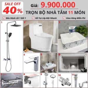 Combo Nhà Vệ Sinh Schmidt Germany Trọn Bộ 11 Món CHL11-9900S4