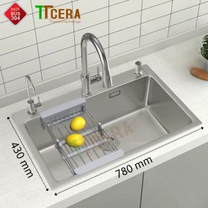 Chậu Rửa Chén Đơn Inox Schmidt CR914 - 7843