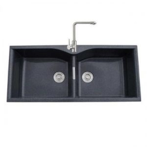 Chậu Rửa Chén Đá Đen Nhân Tạo Siêu Mịn Schmidt CRĐĐ10048D