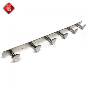 Móc Áo Chân Vịt 6 Móc Đa Năng Inox 304 Bóng Schmidt MK05