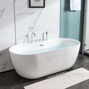 Bồn Tắm Nằm Ovan Có Bộ Sen Vòi Trên Bồn Schmidt BTSV02