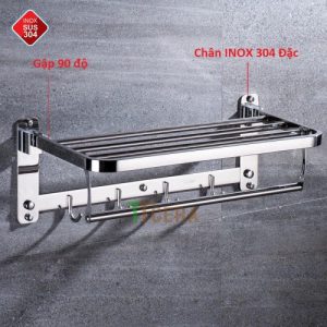 Giàn vắt khăn đặc đa năng inox 304 Schmidt MKT1010