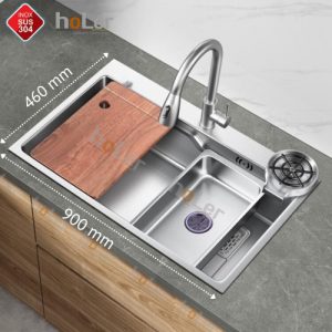 Chậu Rửa Chén 1 Hộc Inox 304 Schmidt HLCR725-9046