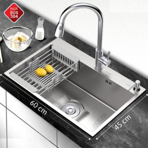 Chậu Rửa Chén 1 Hộc Inox 304 Dày 3mm Schmidt HLCR708-6045