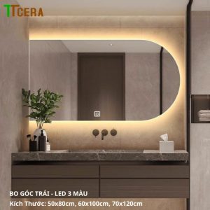 Gương Led Cảm Ứng Chữ Nhật Bo Góc Schmidt GL60