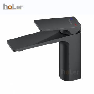 Vòi Lavabo Nóng Lạnh Đồng Sơn Tĩnh Điện Đen Schmidt HL-LB680B