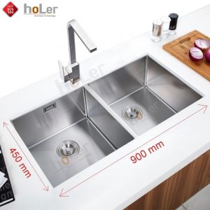 Chậu Rửa Chén INOX 304 Âm Bàn Dày 3mm Schmidt HLCR717-9045D