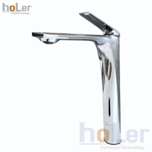 Vòi Lavabo Nóng Lạnh Đồng mạ Crome Cao 30cm Schmidt HL-LB6100