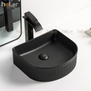 Chậu Lavabo Đặt Bàn Màu Đen Schmidt HL-LB407